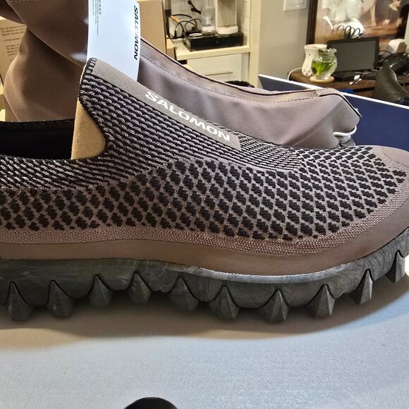 Salomon Snowclog Advanced Iron/Silver Cloud L47590200 Mule Slides Men's Sz 12 - Picture 1 of 15